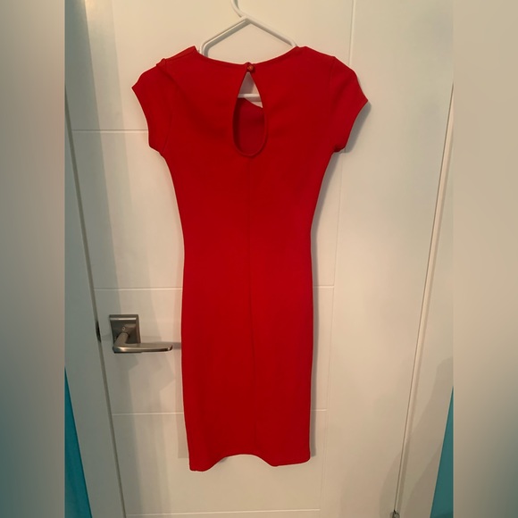 Red office tight dress - Picture 2 of 2